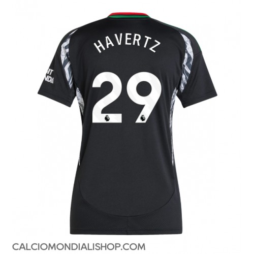 Maglie da calcio Arsenal Kai Havertz #29 Seconda Maglia Femminile 2024-25 Manica Corta